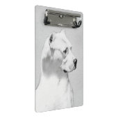 Dogo Argentino絵画's - Dogo Dog Art ミニクリップボード (アングル)