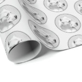 Dogo Argentino絵画's - Dogo Dog Art ラッピングペーパー (ロールコーナー)