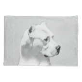 Dogo Argentino絵画's - Dogo Dog Art 枕カバー (裏面)