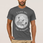 Dogo Argentino絵画's - Dogo Dog Art Tシャツ (正面)