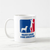 Dogo Argentino コーヒーマグカップ (左)