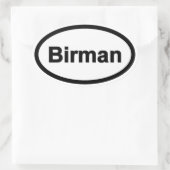 DogParticleオーバルカーステッカー 楕円形シール (バッグ)