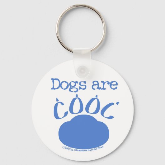 DOGSはポープクールプリント キーホルダー (正面)