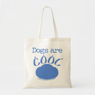 DOGSはポープクールプリント トートバッグ