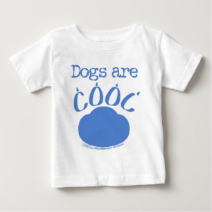 DOGSはポープクールプリント ベビーTシャツ