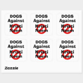 Dogs Against Kristi Noem Sticker スクエアシール (シート)
