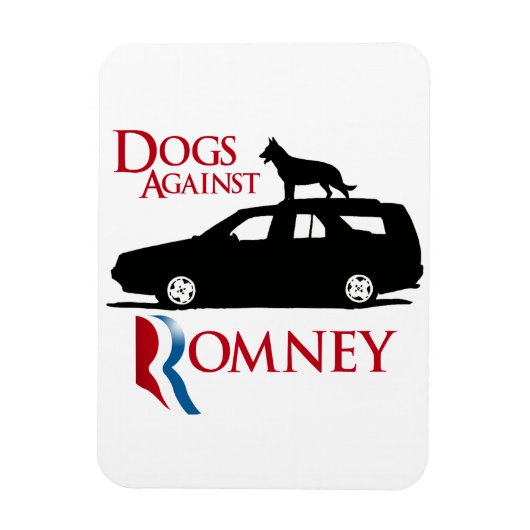 Dogs Against Romney -.png マグネット (縦)