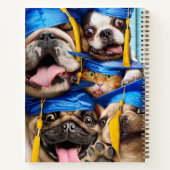 Dogs and Cat Grads in Photo Booth ノートブック (裏面)