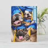 Dogs and Cat Grads in Photo Booth 招待状 (スタンド正面)