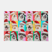 Dogs and Cats with Santa Beard ドアマット (正面)