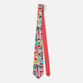 Dogs and Cats with Santa Beard ネクタイ (正面)