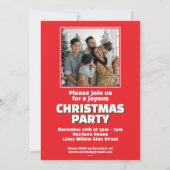 Dogs and Cats with Santa Beard 招待状 (裏面)