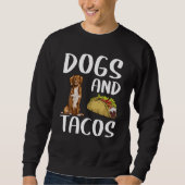 Dogs And Tacos Nova Scotia Duck Tolling Retrievers スウェットシャツ (正面)