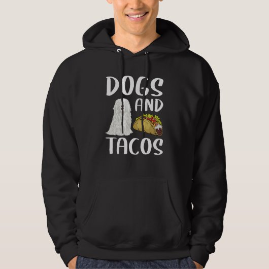 Dogs And Tacos Pulik Mexican Food パーカ (正面)