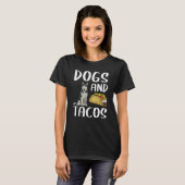 Dogs And Tacos Siberian Husky Mexican Food Tシャツ (正面フル)