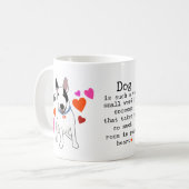 Dogs are love コーヒーマグカップ (正面左)