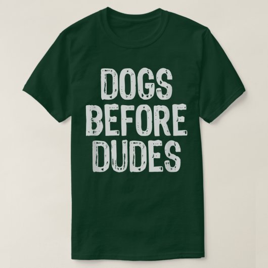Dogs Before DudesChristmas  Tシャツ (デザイン正面)