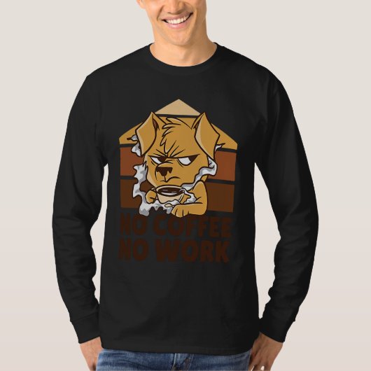 Dogs Coffee Espresso Coffee  Men Women Tシャツ (正面)