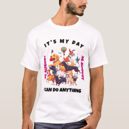 Dogs' Day Out: Fun Design for National Dog Day on Tシャツ