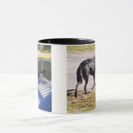 Dogs Enjoying Life  マグカップ (中央)