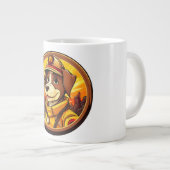 Dogs Firefighter ジャンボコーヒーマグカップ (正面右)