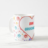 Dogs groomer mugs コーヒーマグカップ (正面左)