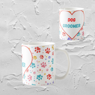 Dogs groomer mugs コーヒーマグカップ