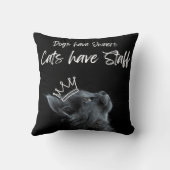 Dogs have Owners, Cats Have Staff クッション (裏面)