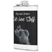 Dogs have Owners, Cats Have Staff フラスク (左)