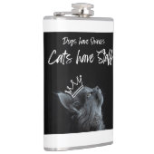 Dogs have Owners, Cats Have Staff フラスク (右)