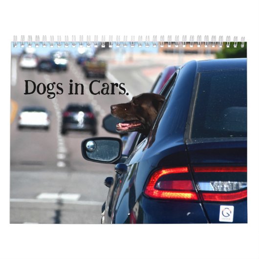 Dogs in Cars Calendar カレンダー (カバー)