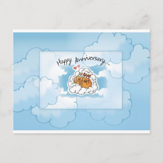 Dogs in Clouds Anniversary ポストカード (正面)