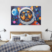 DOGS IN SPACE-13 キャンバスプリント (インサイチュ (寝室))