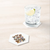 Dogs in sunglasses Paws Hydrated ペーパーコースター (インサイチュ)