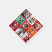 Dogs in sweaters Napkins スタンダードカクテルナプキン (角)