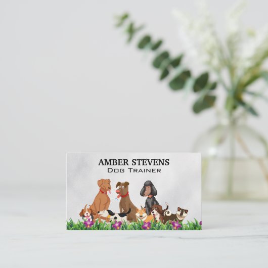 Dogs in the Garden 名刺 (スタンド正面)