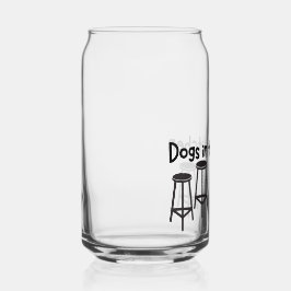 Dogs in the Kitchen Glass ガラス缶