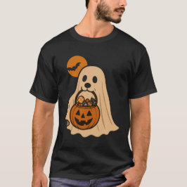 Dogs on Halloween night Tシャツ