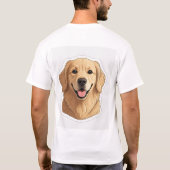 Dogs on Shirts Sweet Dog Stickers Pawsome Tees The Tシャツ (裏面)