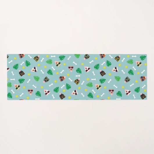 Dogs on Vacation ヨガマット (裏面(横))