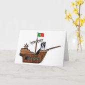 Dogs~Original Ditzy Notecard~Borderのコリー カード (黄色い花)