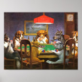 Dogs Playing Poker A Friend In Need ポスター (正面)