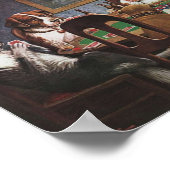 Dogs Playing Poker A Friend In Need High Resolutio ポスター (角)