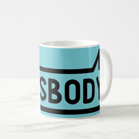 Dogsbody,イギリスの方言スラングMug コーヒーマグカップ (正面右)