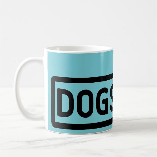 Dogsbody,イギリスの方言スラングMug コーヒーマグカップ (左)