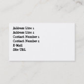 Dogsiting名刺 名刺 (裏面)