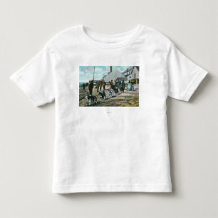 DogsNomeの水を強く引くこと、AK トドラーTシャツ