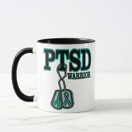 Dogtags/Warrior...PTSDマグカップ マグカップ (左)
