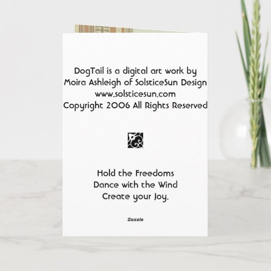 DogTail カード (裏面)