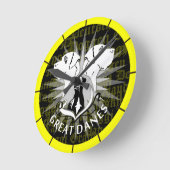 Dogtimer ラウンド壁時計 (傾斜)